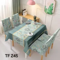 Set de mantel impermeables + 6 fundas de sillas