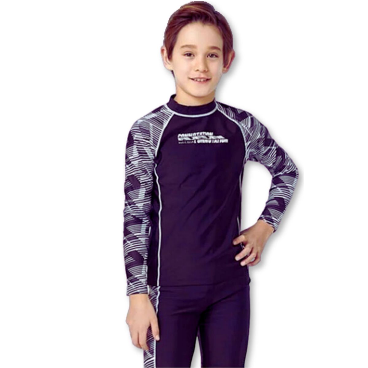 JUMP KIDS - Traje De Baño 2 Piezas Manga Larga Niño Jump Kids