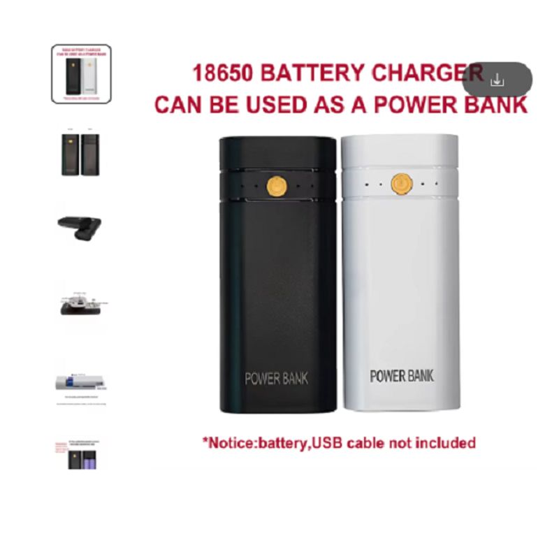 GENERICO - Cargador de batería USB tipo C de 5V, 2A, 6000mAh, 2X, 18650