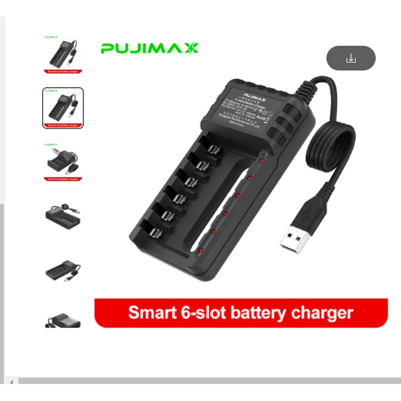GENERICO - Cargador de batería USB  de carga rápida con 8 ranuras de salida USB