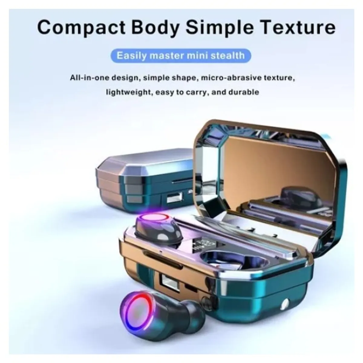 COMPRAPO - Audífonos Bluetooth 5.0 inalámbrico tws M12 2000ma