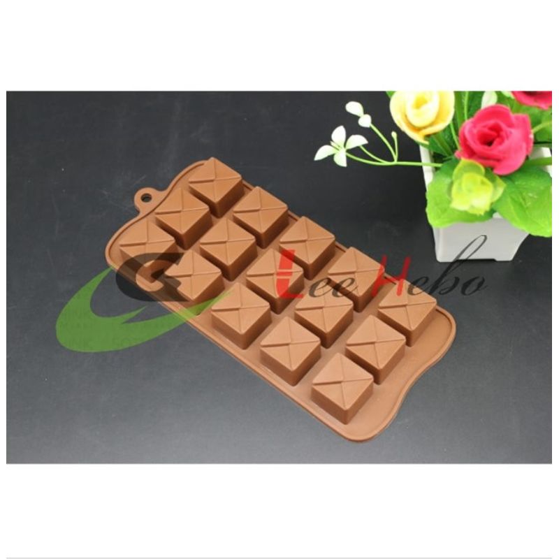 GENERICO - Molde Silicona Para Chocolate Forma Mini Sobres-Cartas