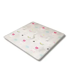 ELEONOR - Alfombra Juegos Niños y Bebés 200x155cm Impermeable y Blanda