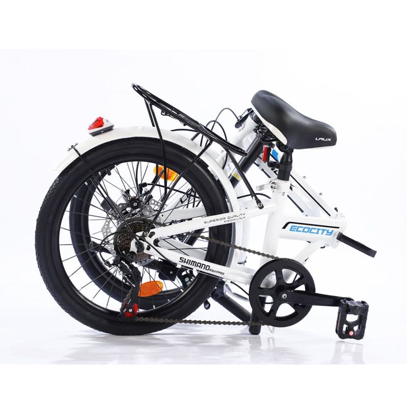 LAUX - BICICLETA PLEGABLE ARO 20 ECOCITY COLOR BLANCO