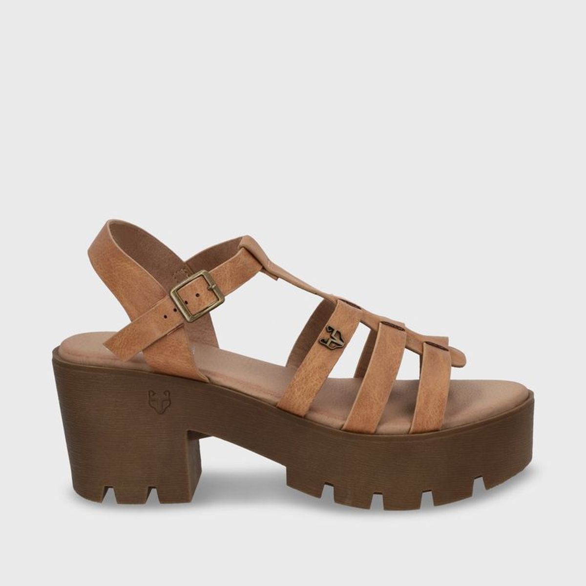 GOTTA - Sandalia Mujer Beige Plataforma 43023 Gotta
