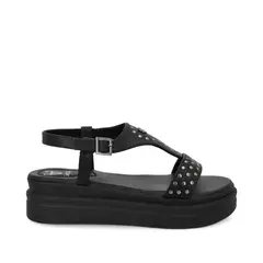 GOTTA - Sandalia Mujer Negra Plataforma 43016