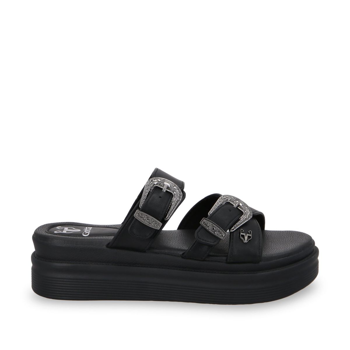 GOTTA - Sandalia Mujer Negra Plataforma 43015 Gotta