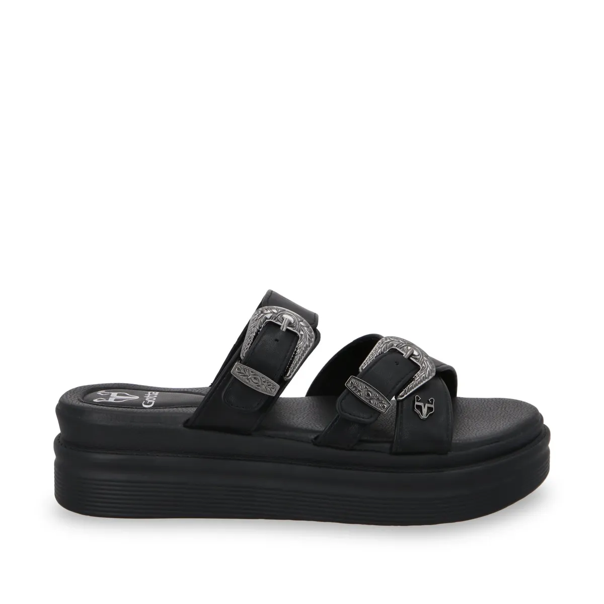 GOTTA - Sandalia Mujer Negra Plataforma 43015 Gotta