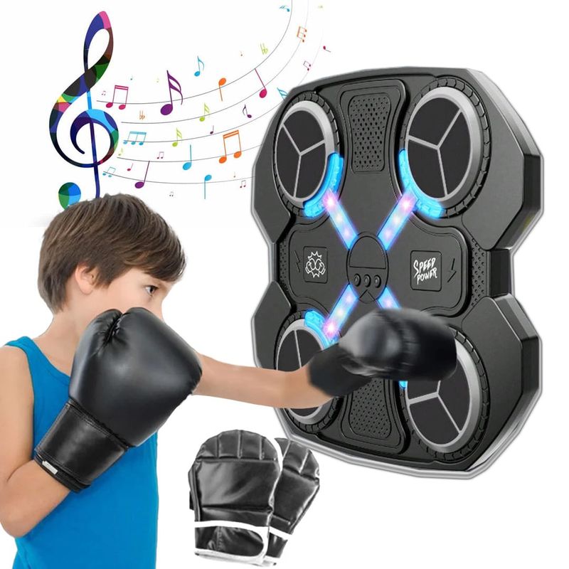 GENERICO - Máquina de Boxeo para Niños con Guantes Bluetooth