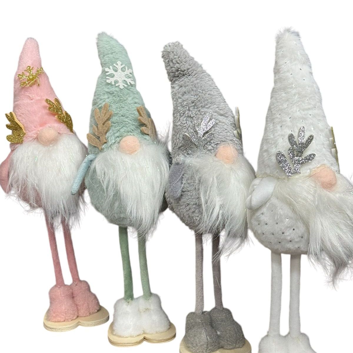 GENERICO - PACK DE 4 NOMO DE NAVIDAD PATAS LARGAS