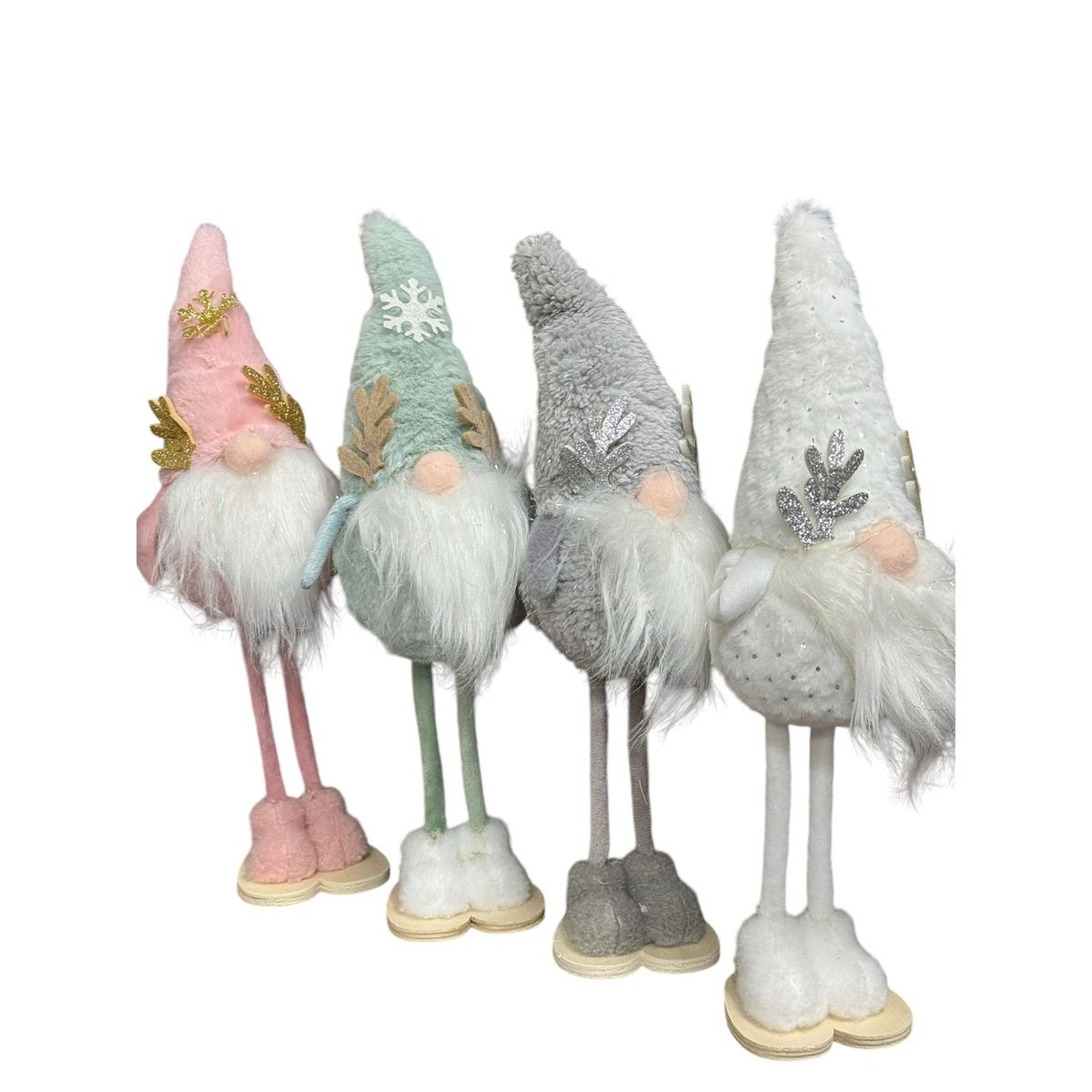 GENERICO - PACK DE 4 NOMO DE NAVIDAD PATAS LARGAS