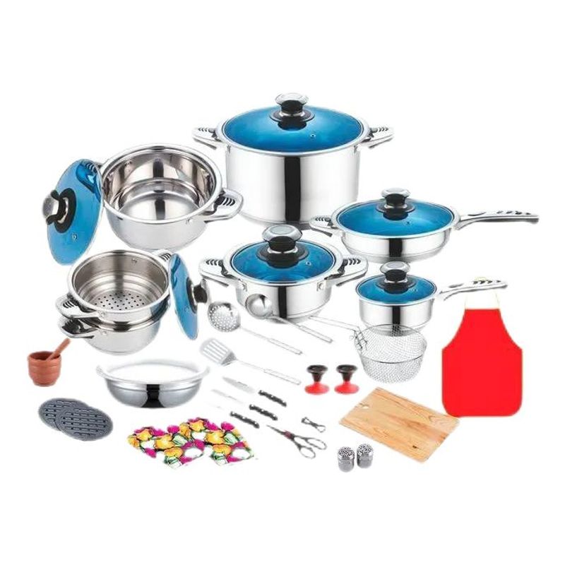 U BUY - Bateria De Cocina Acero Inoxidable Inducción 30 Piezas