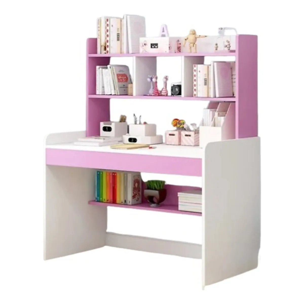 U BUY - Escritorio Infantil Niña Niño Repisa Rose