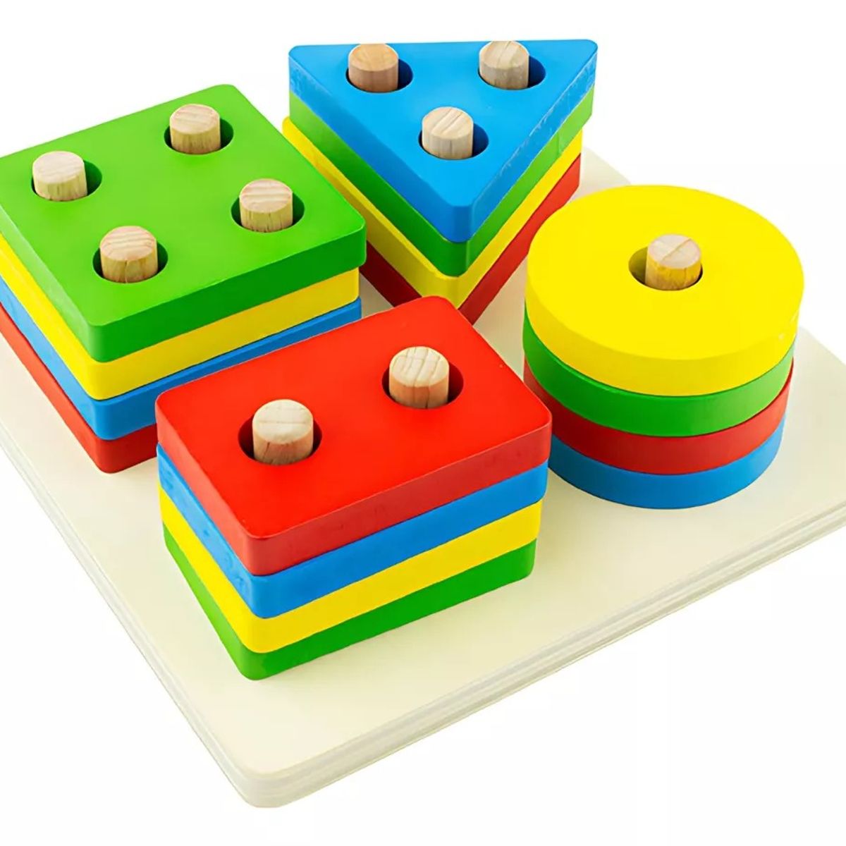 GENERICO - Juguete De Encaje Con Dificultad Didáctico Montessori