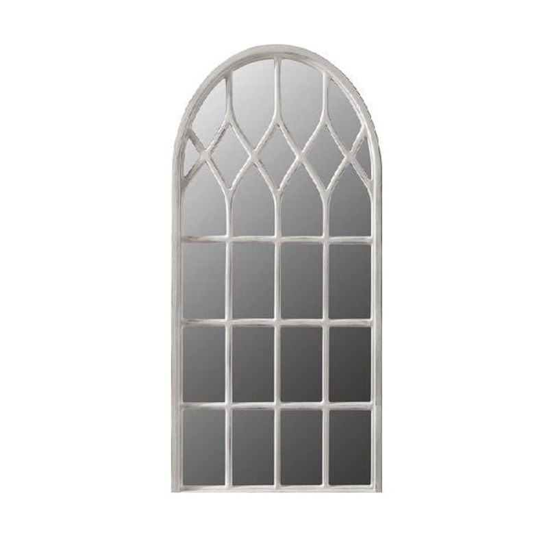 GENERICO - Espejo Blanco Catedral Ventana para Pared