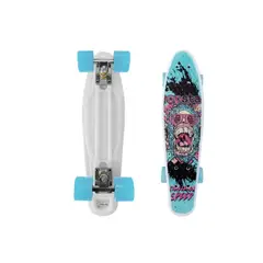 GENERICO - Skate Penny Board Patineta Monkey Pop Star Niños Azul