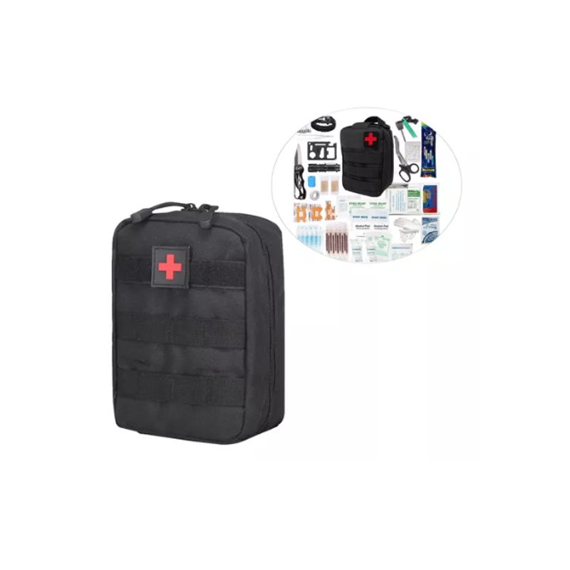 GENERICO - Bolsa Médica Táctica De Primeros Auxilios Negro