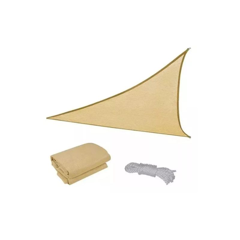 GENERICO - Carpa Lona  Vela Malla Sombra Triangular 35mx35mx35m