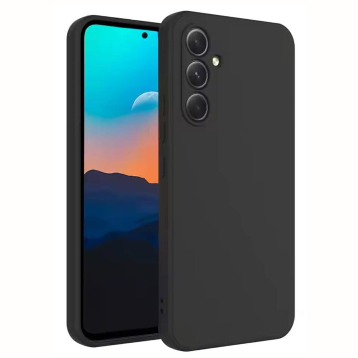 GENERICO - Carcasas Silicona Color Para Samsung Galaxy A16 - Negro