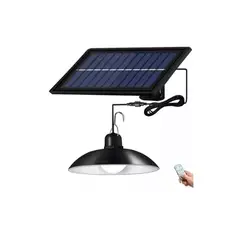 GENERICO - Lampara Led Solar Colgante 120º Con Control 120w