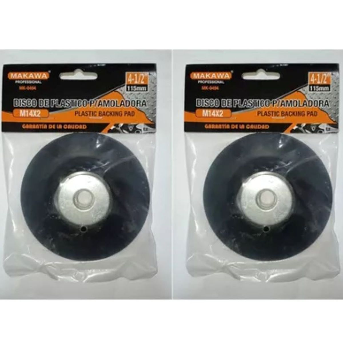 METALFER - Disco Plástico P Esmeril - Plato Soporte Lija - 115mm