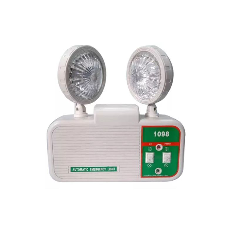 GENERICO - Luz Lampara Emergencia Led Doble Foco