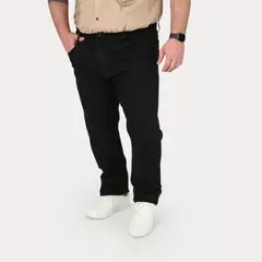GANGSTER - Plus Pantalon Denim 0 Negro