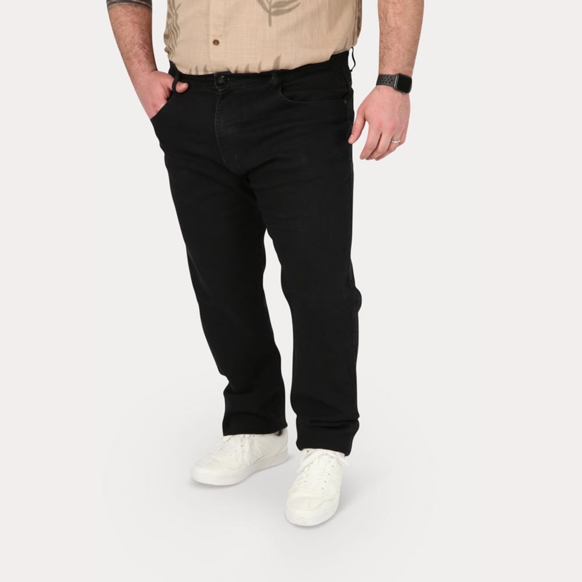 GANGSTER - Plus Pantalon Denim 0 Negro  Gangster