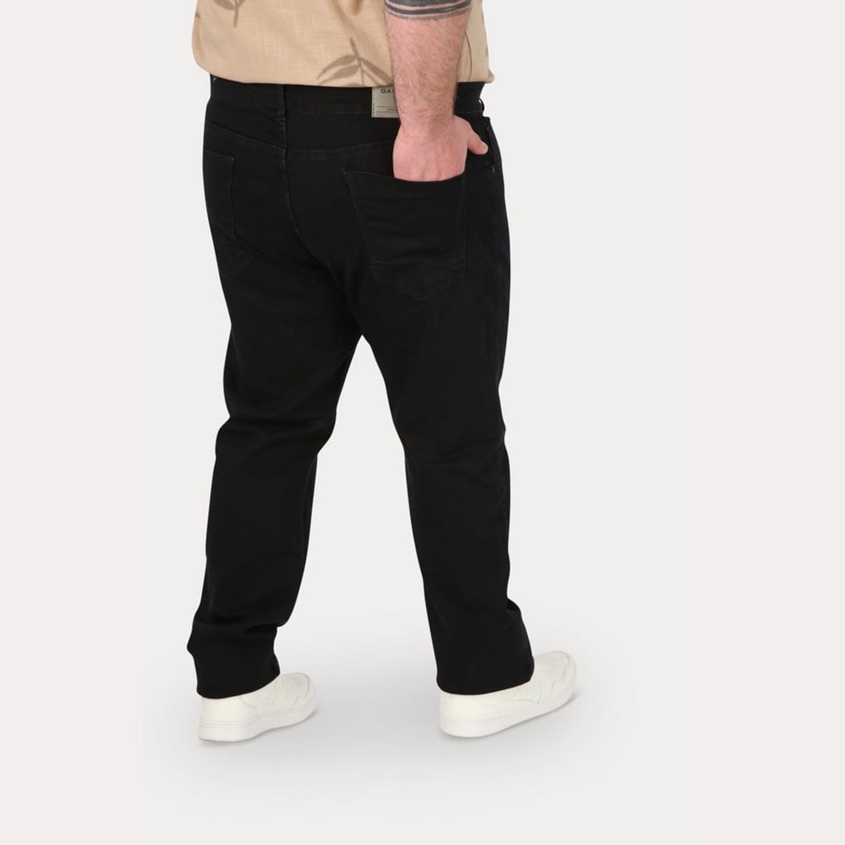 GANGSTER - Plus Pantalon Denim 0 Negro  Gangster