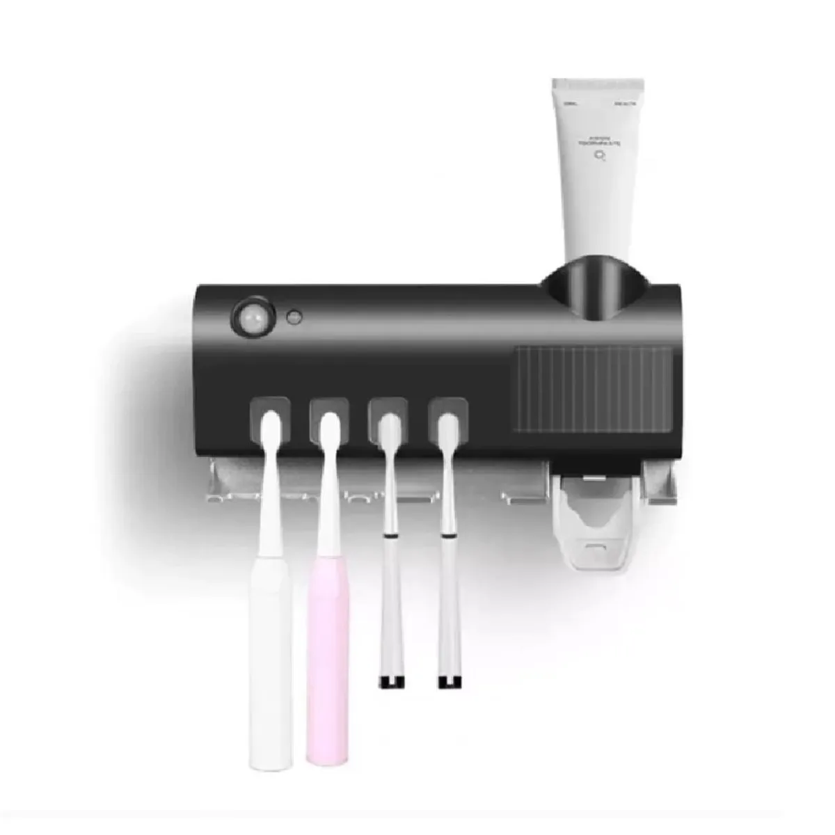 GENERICO - Porta Cepillos Dispensador De Pasta Antibacterial Recargable