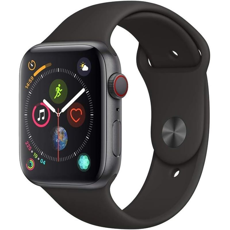 APPLE - Apple Watch Series 4 2018 40mm Aluminio Correa Negra - Reacondicionado