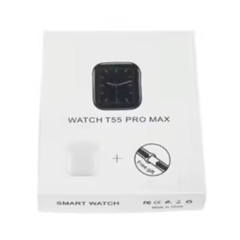 GENERICO - Auriculares T55 Pro Max Smartwatch Call TWS 2 en 1 con pantalla LCD