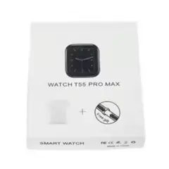 GENERICO - Auriculares T55 Pro Max Smartwatch Call TWS 2 en 1 con pantalla LCD