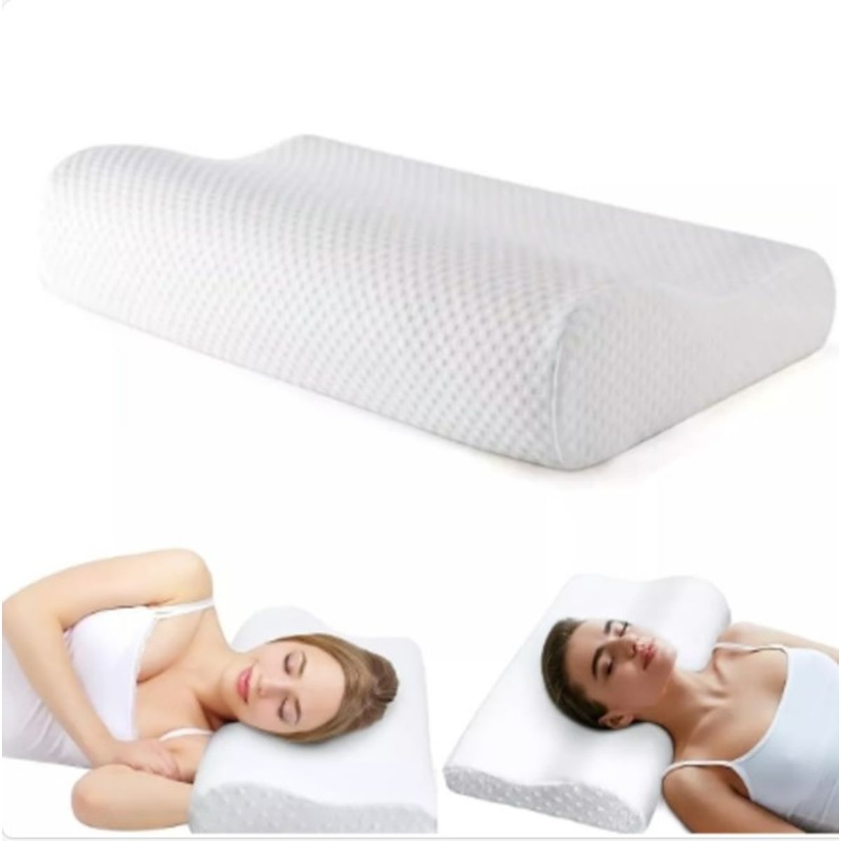 GENERICO - Almohada Ortopédica Cervical Terapéutica Con Memoria