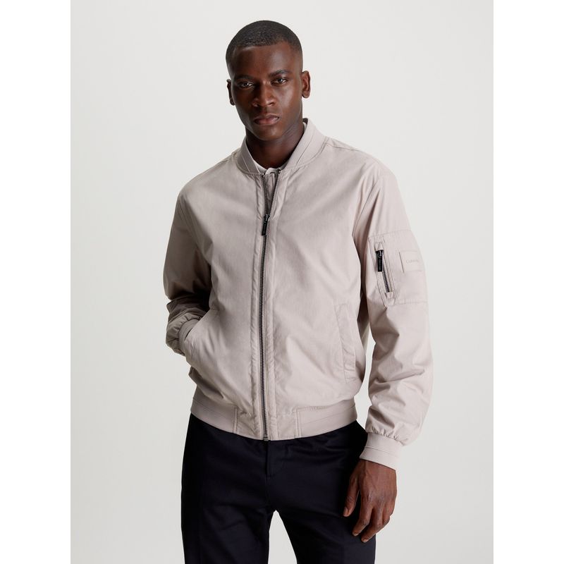 CALVIN KLEIN - Chaqueta Bomber Hero Beige Calvin Klein.