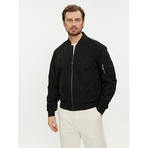 CALVIN KLEIN - Chaqueta Bomber Hero Negro