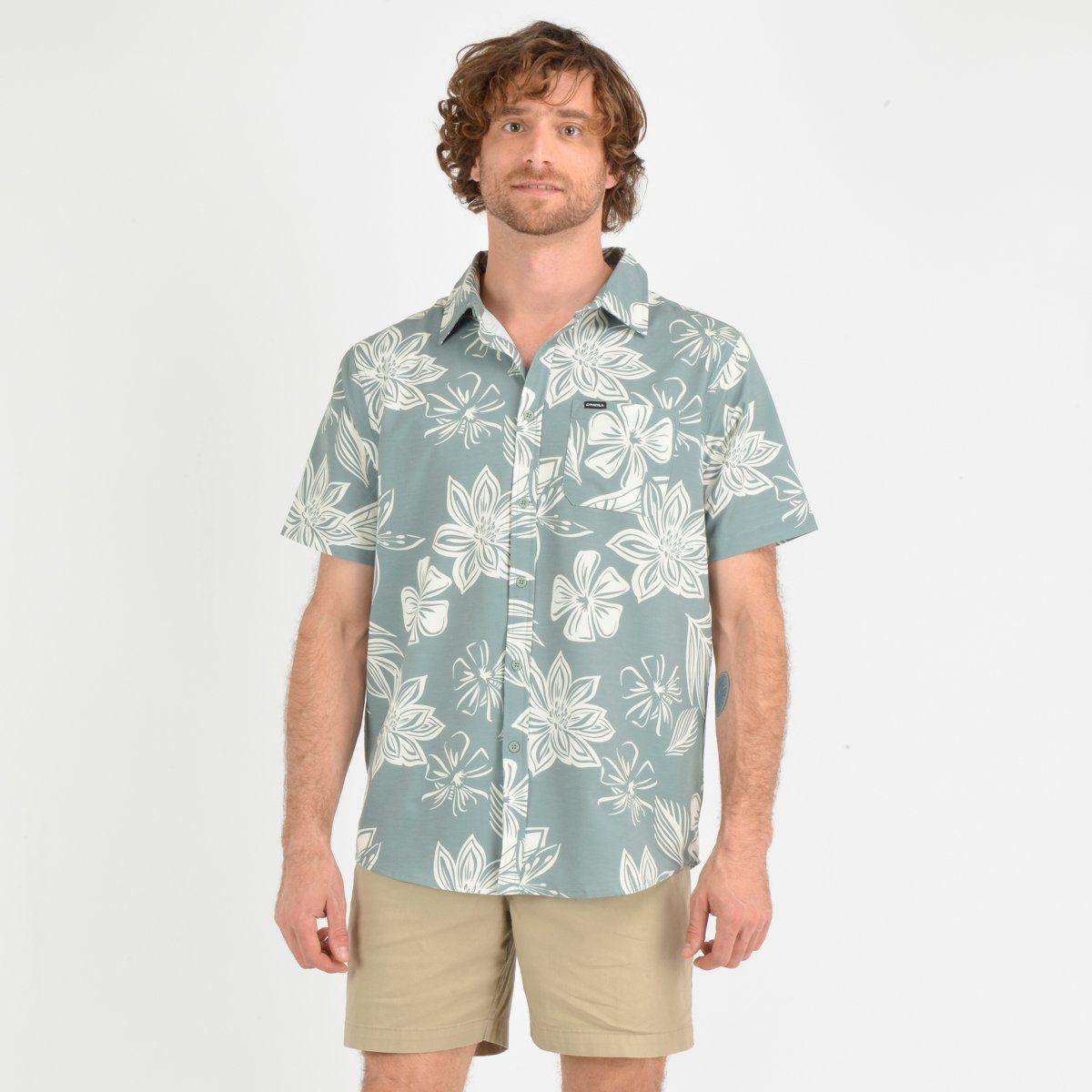 O'NEILL - CAMISA MANGA CORTA TRVLR UPF VERDE