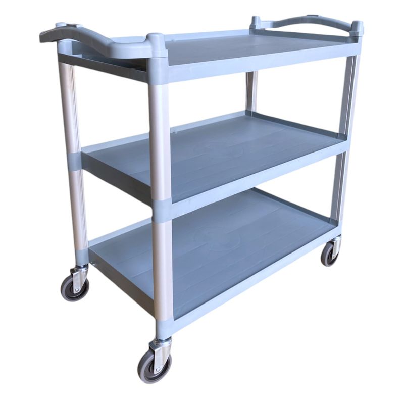 PROCHEF - Carro Multiuso Plástico Grande 100x50x92 Gris