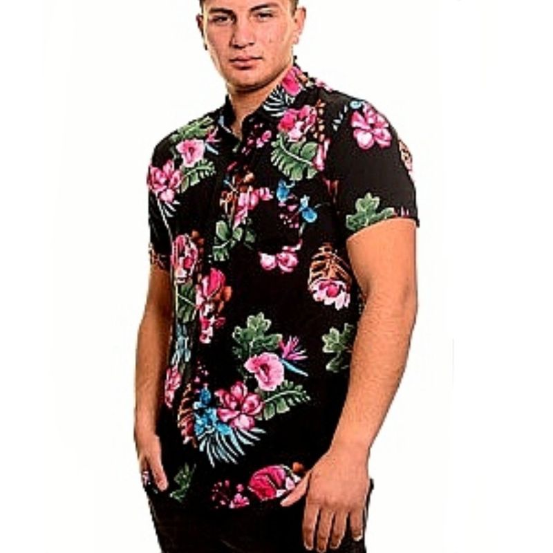 LOS CHINOS - Camisa guayabera hombre