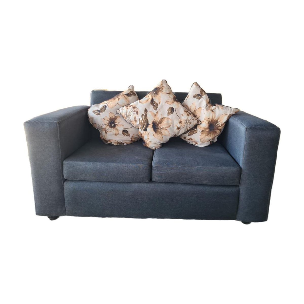 GENERICO - Living Onix 2 1 1 y sillones tipo sitial gris