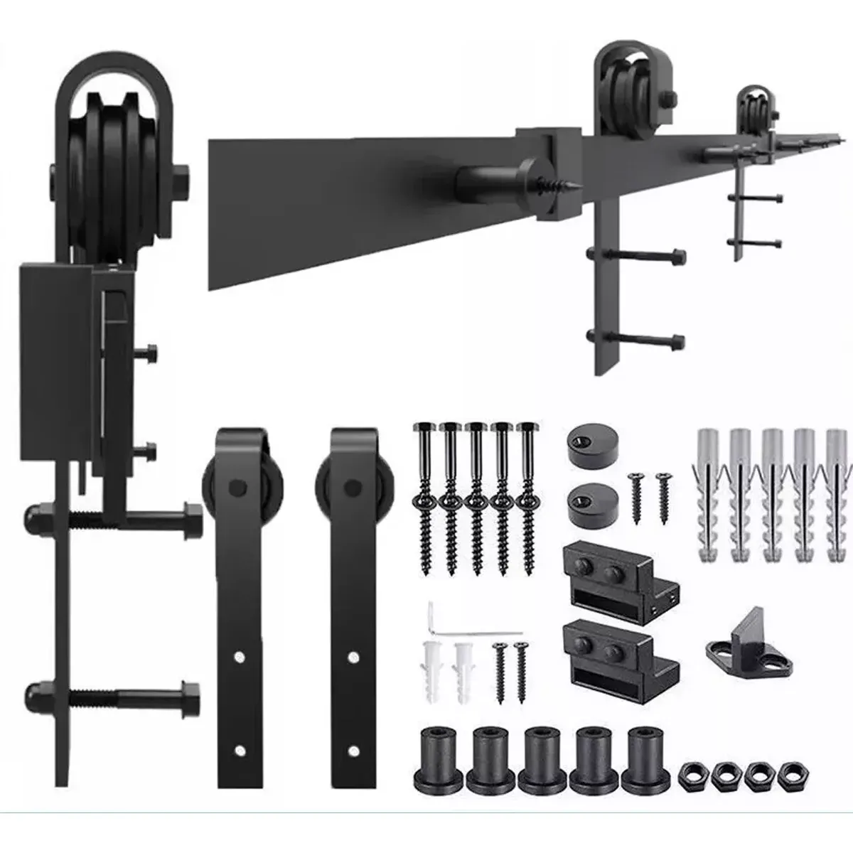 BLUEDREAMER - Herraje Riel Para Puerta Corrediza Puerta De Granero 66ft2m