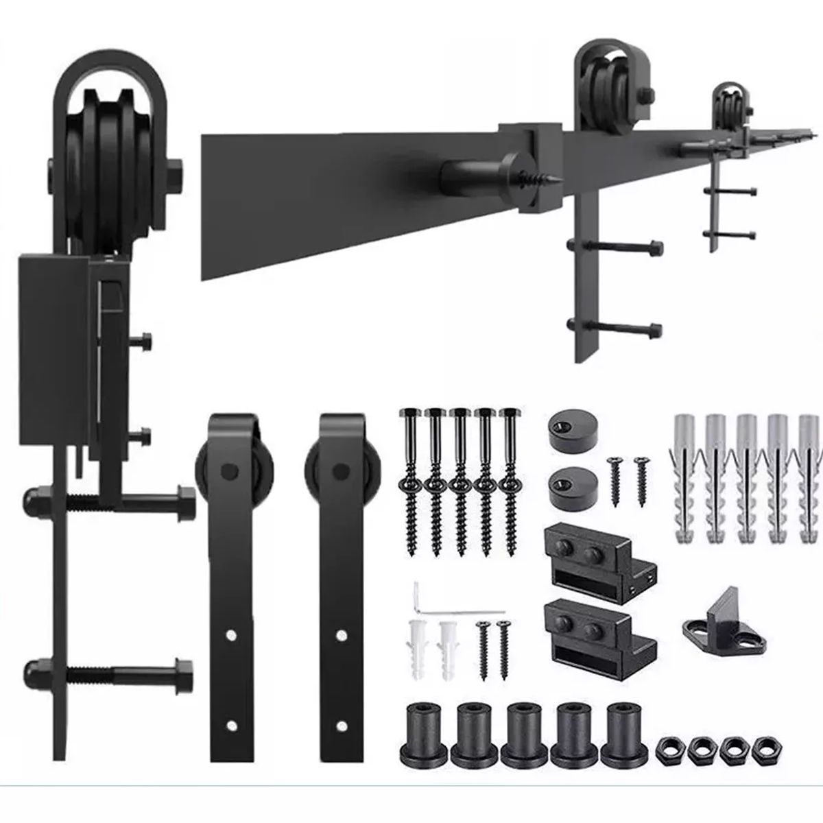 BLUEDREAMER - Herraje Riel Para Puerta Corrediza Puerta De Granero 66ft2m