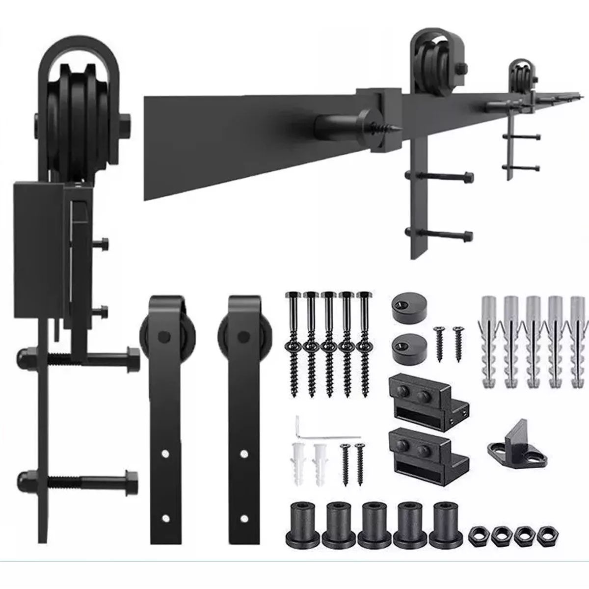 BLUEDREAMER - Herraje Riel Para Puerta Corrediza Puerta De Granero 66ft2m