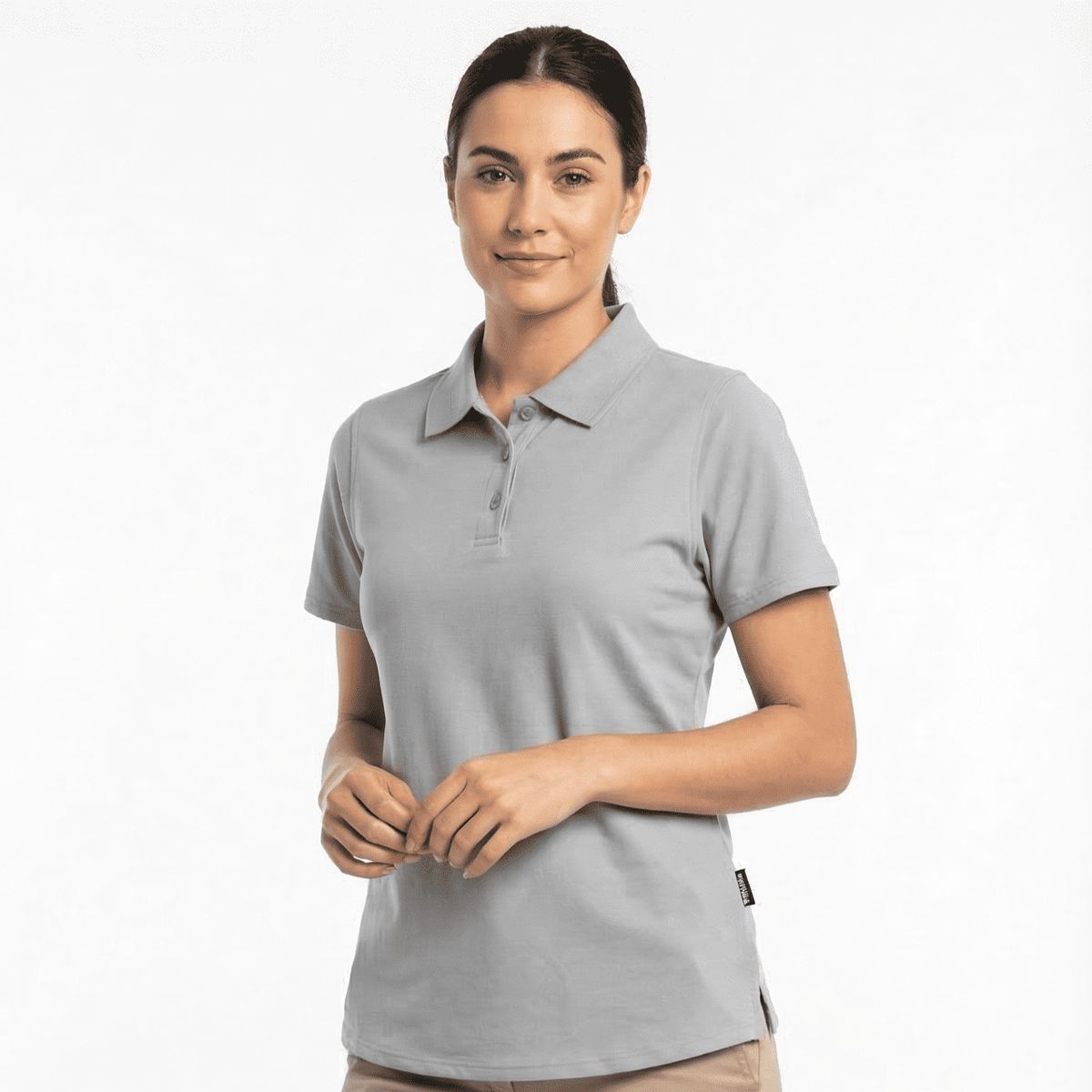 T-WORLD - Polera Mujer Outdoor Smooth UV Manga Corta Trekking
