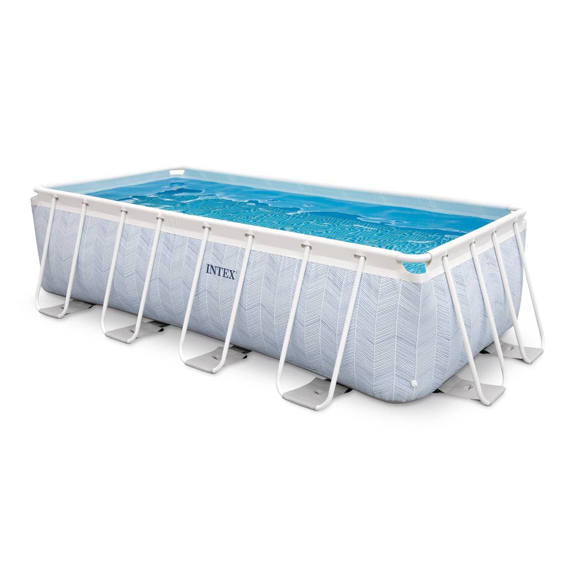 INTEX - Piscina Estructural Rectangular INTEX Prism Frame Chevron 4x2x1 Metros