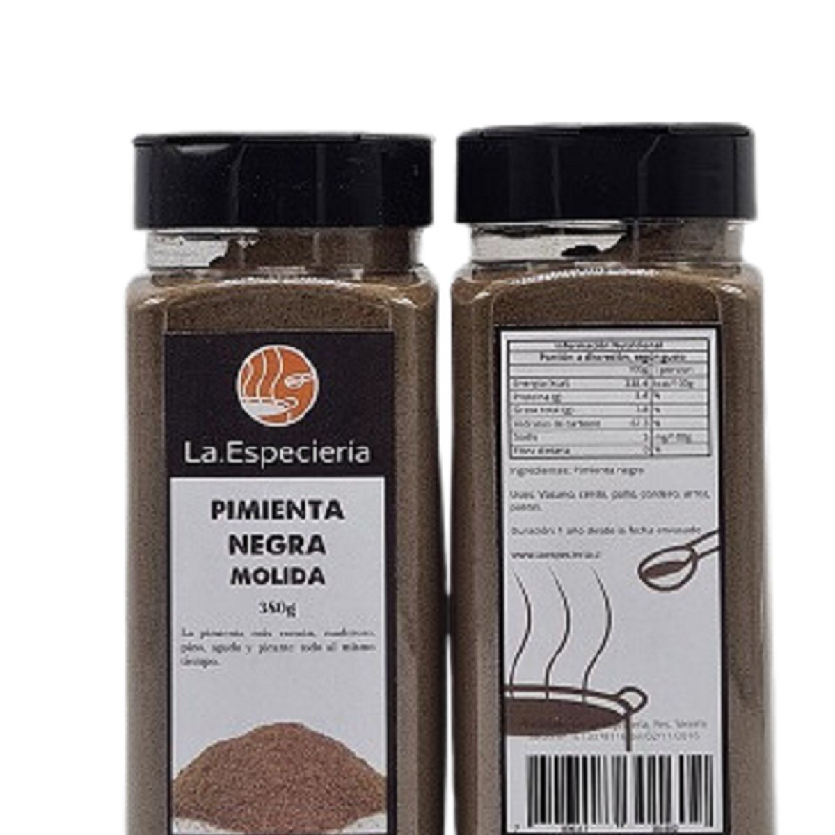 GENERICO - Pimienta Negra Molida 380g La Especieria