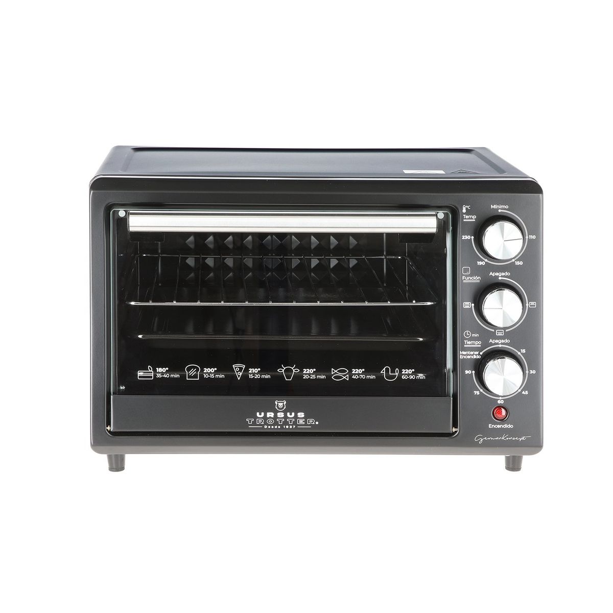 URSUS TROTTER - Horno Eléctrico Ut-Backofen Pro-B 25L Negro.