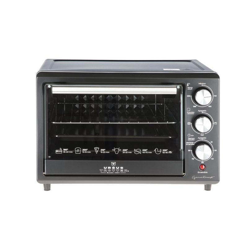URSUS TROTTER - Horno Eléctrico Ut-Backofen Pro-B 25L Negro