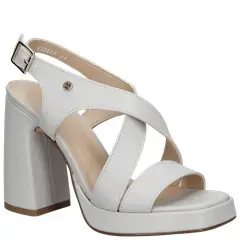 MINGO - Sandalia Casual Mujer Beige