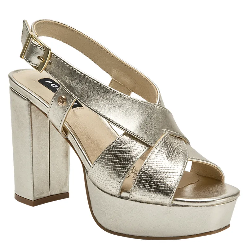 POLLINI - Sandalia Vestir Mujer Dorado Pollini